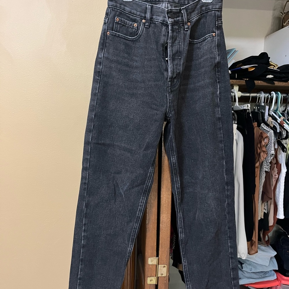 Pacsun black ultra high rise slim jeans